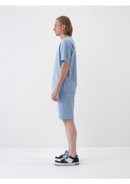 Mavi Regular Fit Şort