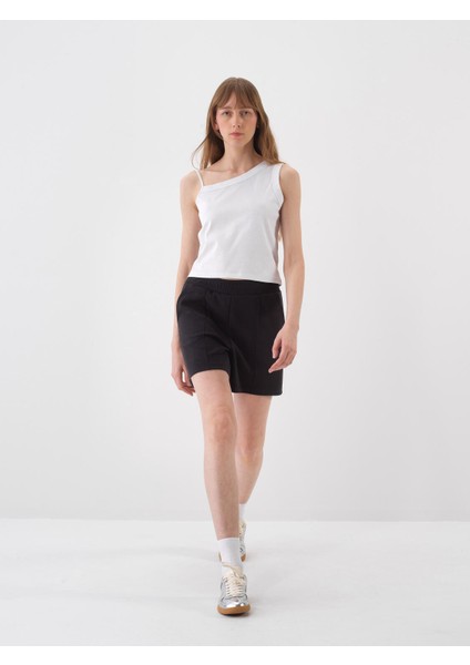 Kadın Beyaz Regular Fit Pamuklu Bluz