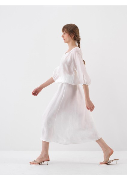 Kadın Beyaz Oversize Bluz modelleri