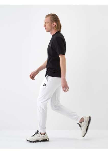 Erkek Siyah Regular Fit Pamuklu Tişört