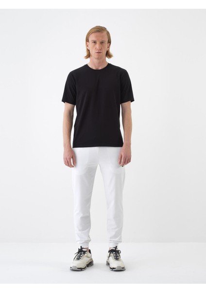 Erkek Siyah Slim Fit Pamuklu Basic Tişört fiyatları