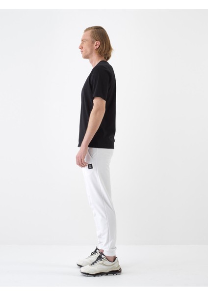 Erkek Siyah Slim Fit Pamuklu Basic Tişört modelleri