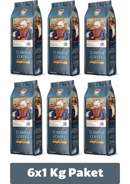 Nitelikli Türk Kahvesi 6x1 Kg. (Çekirdek)