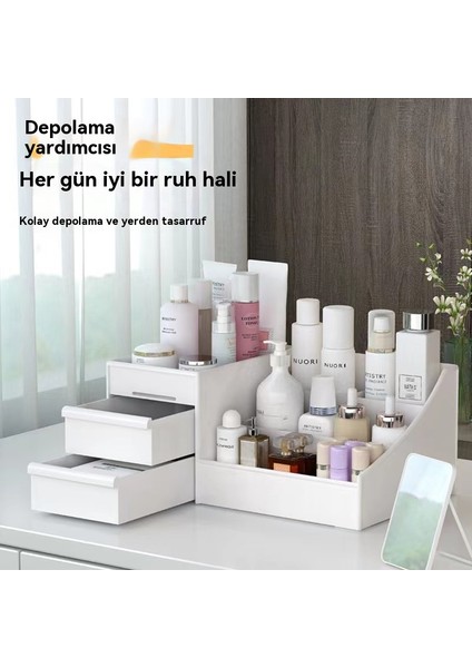 Minimalist Masaüstü Kozmetik Saklama Kutusu (Yurt Dışından)