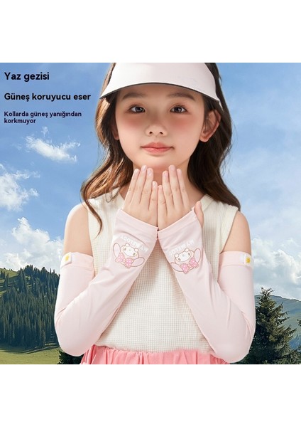 Yaz Çocuklar Güneş Koruyucu Buz Tel Ince Anti-Uv Ayarlanabilir Bebek Buz Kollu (Yurt Dışından) modelleri