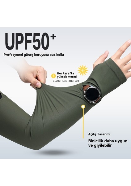 Yaz Güneş Koruyucu Erkek Buz Kollu Buz Tel Nefes Alabilen Uv Işınlarına Dayanıklı (Yurt Dışından) modelleri
