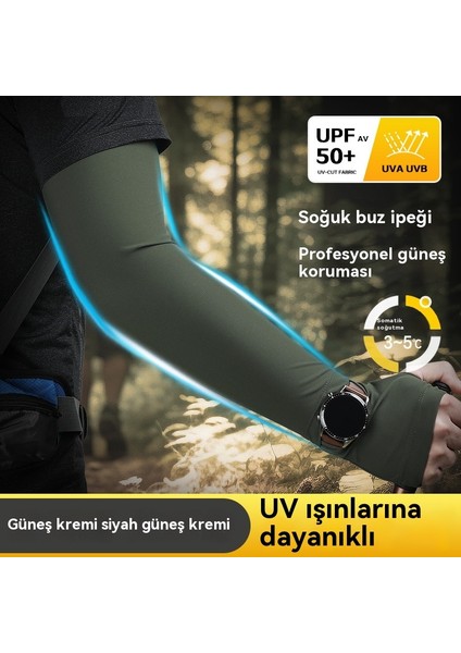 Yaz Güneş Koruyucu Erkek Buz Kollu Buz Tel Nefes Alabilen Uv Işınlarına Dayanıklı (Yurt Dışından) fırsatları