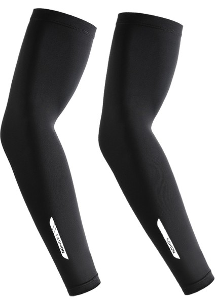 Erkek Buz Kollu Buz Ipek El Nefes Alabilir Yaz Uv Işınlarına Dayanıklı Güneş Koruyucu Kol (Yurt Dışından)