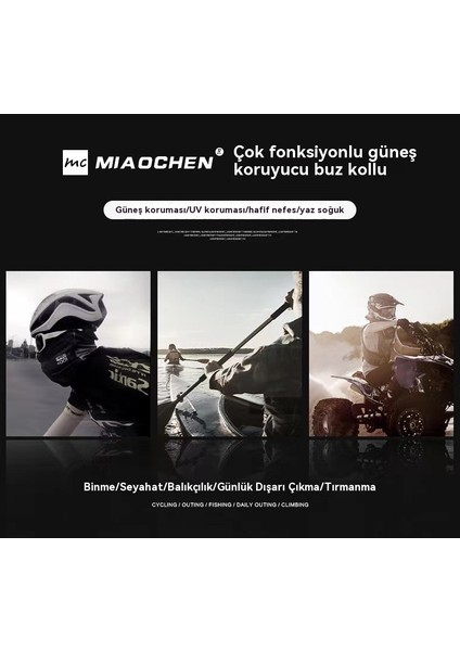 Erkek Buz Kollu Buz Ipek El Nefes Alabilir Yaz Uv Işınlarına Dayanıklı Güneş Koruyucu Kol (Yurt Dışından) fırsatları