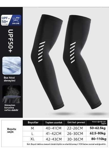 Erkek Buz Kollu Buz Ipek El Nefes Alabilir Yaz Uv Işınlarına Dayanıklı Güneş Koruyucu Kol (Yurt Dışından) indirimleri