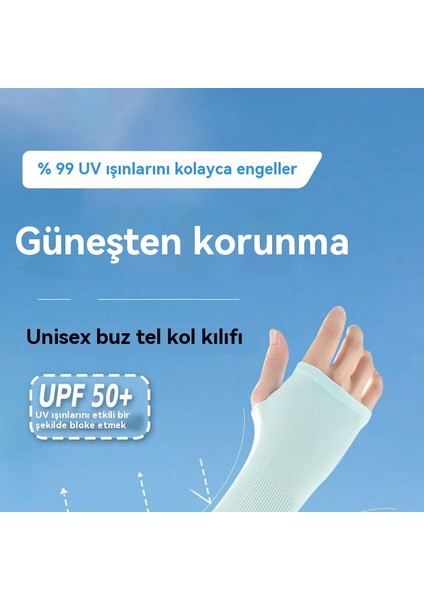 Açık Güneş Koruyucu Anti-Uv Gradyan Buz Tel Kol Kılıfı (Yurt Dışından) modelleri