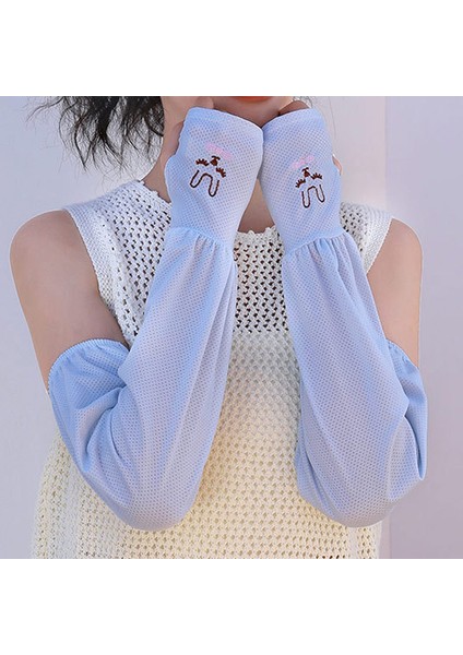 Yaz Bayanlar Açık Gevşek Moda Buz Ipek Güneş Kremi (Yurt Dışından) modelleri