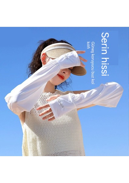 Yaz Bayanlar Açık Gevşek Moda Buz Ipek Güneş Kremi (Yurt Dışından) fırsatları