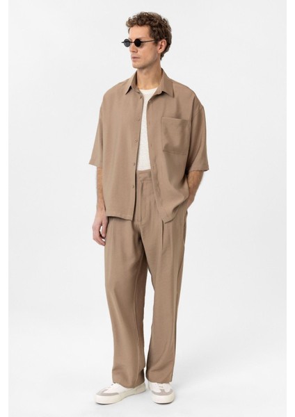 Vizon Relaxed Kısa Kollu Erkek Gömlek modelleri