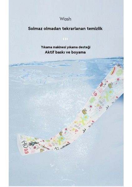 Yaz Açık Baskı Buz Ipek Güneş Koruyucu Kol (Yurt Dışından)