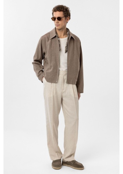 Kahve Mevsimlik Relax Fit Erkek Mont fiyatları