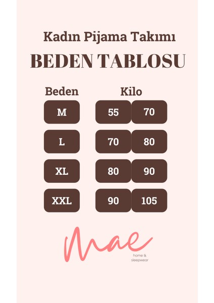 Kadın Uzun Kol Kırmızı Ön Baskılı Basic Pijama Takımı