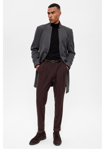 Antrasit Hakim Yaka Erkek Kaban