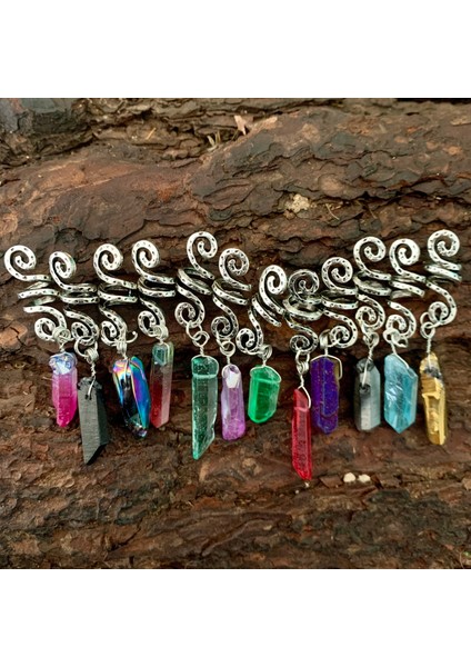 No.2 Boyutu Aura Kristal Saç Boncukları Dıy Kiti Viking Runes Örgüler Için Saç Boncuk Dıy Sakal Saç Aksesuarları (Yurt Dışından) fiyatları