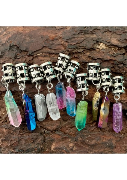 No.2 Boyutu Aura Kristal Saç Boncukları Dıy Kiti Viking Runes Örgüler Için Saç Boncuk Dıy Sakal Saç Aksesuarları (Yurt Dışından) indirimleri