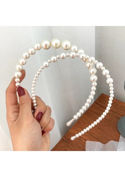 Saç Bantları Tarzı H149 2021 Hairbands Yeni Lüks Büyük Inci Çerçeve Kadın Kız Yay Ayçiçeği Kadın Saç Çemberler Saç Aksesuarları (Yurt Dışından) indirimleri