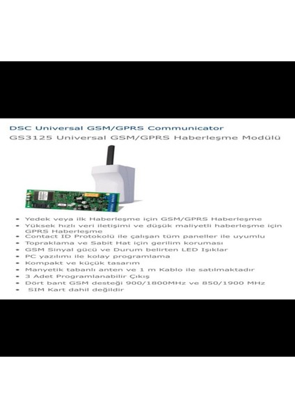 Gs 3125 Universal Gsm/gprs Haberleşme Modülü