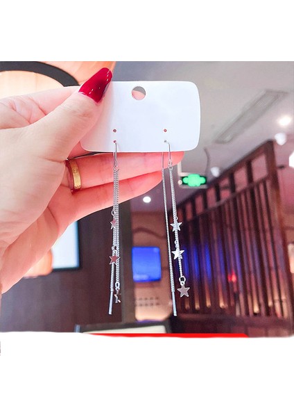 Uzun Püskül Küpeler, Yeni Trend Tarz, Modaya Uygun ve Küpeler, Kadın Küpeleri (Yurt Dışından)