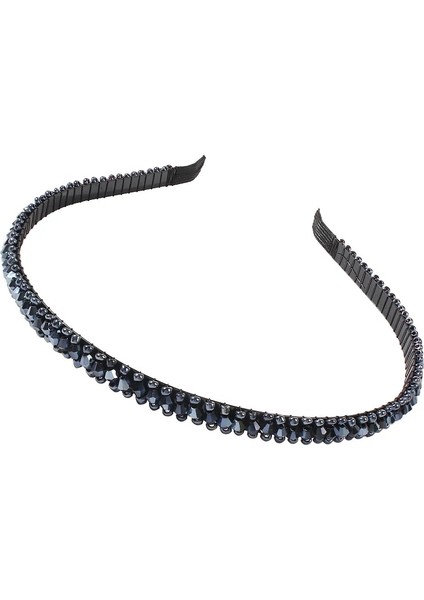 No.13 Boyutu Kristal Taşlı Saç Bandı ile Kadınlar Için Saç Bandı Işıltılı Kare Taç Diadem Saç Halkası Vintage Saç Aksesuarları Headdress (Yurt Dışından)