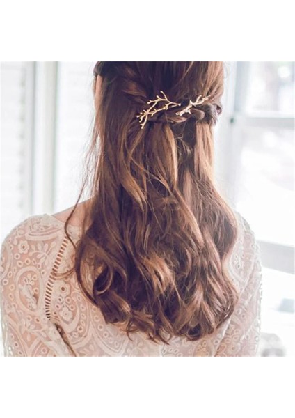 No.3 Boyutu Yeni Vintage Altın ve Gümüş Renk Ağaç Dalı Firkete Kız Alaşım Firkete Moda Firkete Zarif Kadın Saç Aksesuarları (Yurt Dışından) indirimleri