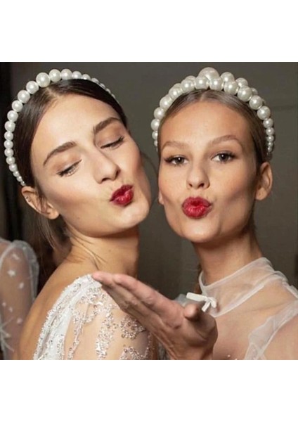 Saç Bantları Tarzı H137 2021 Hairbands Yeni Lüks Büyük Inci Çerçeve Kadın Kız Yay Ayçiçeği Kadın Saç Çemberler Saç Aksesuarları (Yurt Dışından) fırsatları