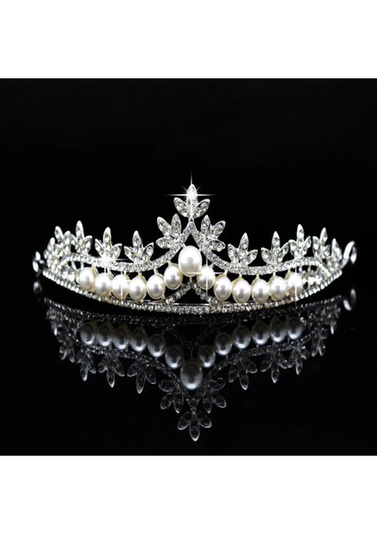 No.11 Boyutu Prenses Düğün Gelin Nedime Tiara Taç Kafa Bandı Kızlar Kristal Rhinestone Takı Saç Aksesuarları Gelin Kafası Süsleme (Yurt Dışından) modelleri