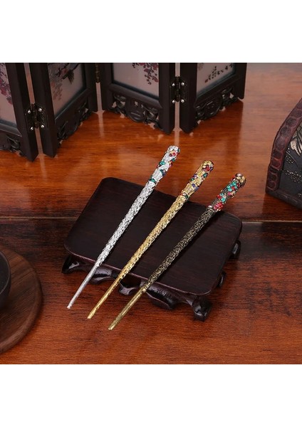 Bakırımsı Çinko Alaşımlı Saç Tokası Antik Stil Saç Tokası Çok Yönlü Günlük Başlık Modern Saç Tokası Kadın Tek Kelime Saç Tokası (Yurt Dışından) modelleri