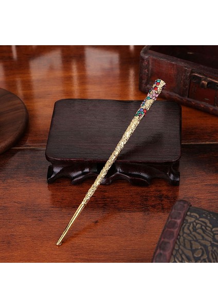 Bakırımsı Çinko Alaşımlı Saç Tokası Antik Stil Saç Tokası Çok Yönlü Günlük Başlık Modern Saç Tokası Kadın Tek Kelime Saç Tokası (Yurt Dışından) fırsatları