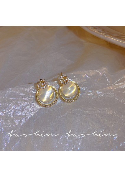 S925 Gümüş Iğne Retro Fransız Inci Küpeleri, Üst Düzey, Çok Yönlü, Basit ve Kişiselleştirilmiş Küpeler (Yurt Dışından)