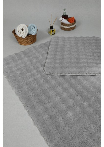 Modern Dekoratif Peluş Paspas 50*80 2pc