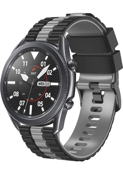 22MM Silikon Iki Renkli Saat Kordonu (Yurt Dışından)