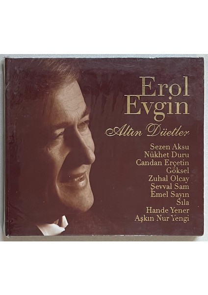 Erol Evgin Altın Düetler CD (Jelatininde Sıfır Orjinal Dönem Baskı Cd)