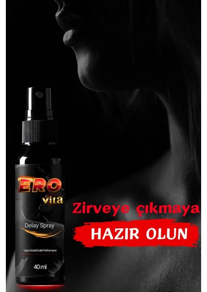 Erovita 40ML Uzun Deneyim Spreyi – Mükemmel Etki & Kaliteli Formül