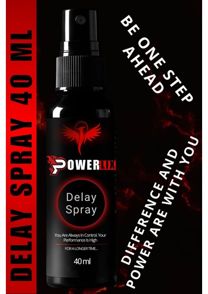 Powerlix 40ML Uzun Deneyim Su Bazlı Sprey – Kolay Kullanım & Güçlü Formül