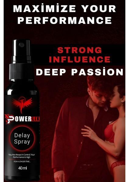 Powerlix 40ML Uzun Deneyim Su Bazlı Sprey – Kolay Kullanım & Güçlü Formül