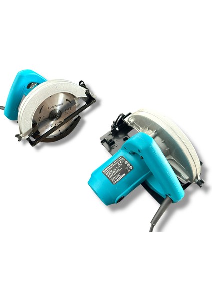Metal Çift Dişli Sistem Sunta Kesme Daire Testere Makinesi 1050 Watt 185 mm