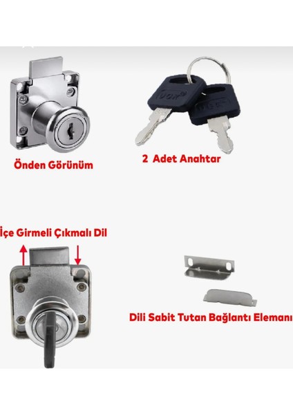 Kare Çekmece Kilidi (6 Adet)
