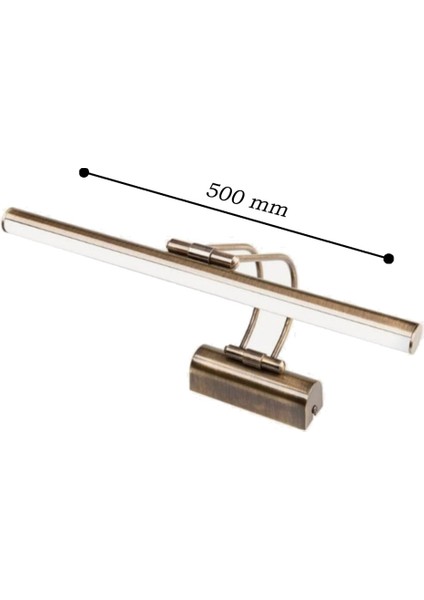 Eskitme 50 cm Aplik Ayna Üstü ve Tablo Aydınlatması