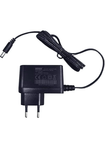 12V 1A Modem ve Arduino Uyumlu Plastik Kasa Priz Tipi Adaptör MSP-C1000IC12.0-12W-DE