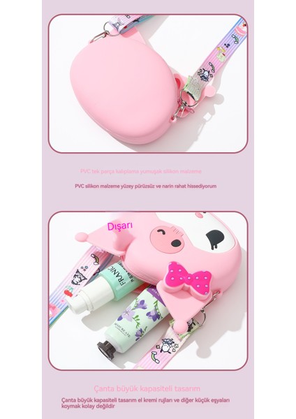 Çizgi Film Çocuk Stereo Kulomi Silikon Çapraz Parça Bozuk Para Cüzdanı (Yurt Dışından) fiyatları