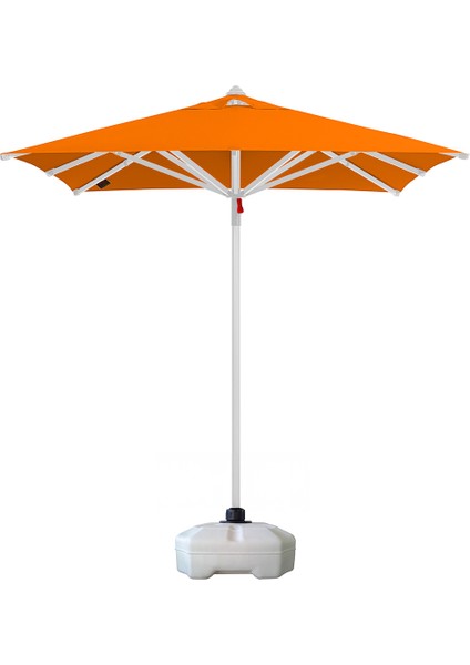 Sunminyum 200X200 Polyester Kumaşlı + 50 Litre Bidonlu Bahçe Şemsiyesi