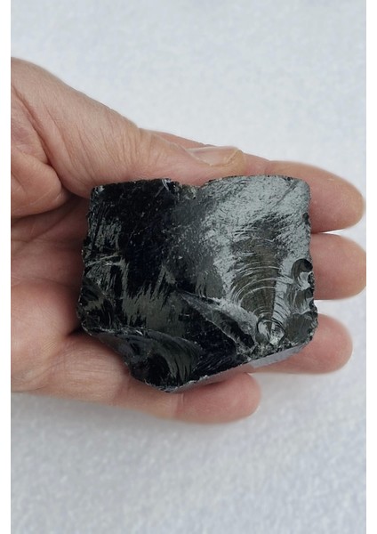 Siyah Obsidyen Doğal Kütle 18-So