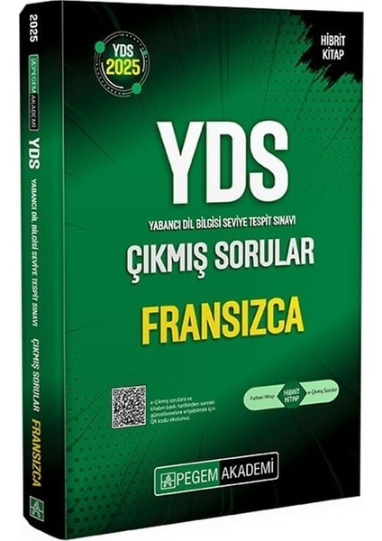 Pegem 2025 Yds Fransızca Çıkmış Sorular Çözümlü Pegem Yayınları