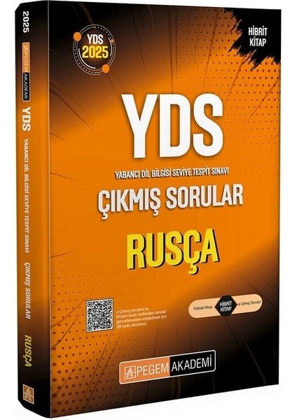 Pegem 2025 Yds Rusça Çıkmış Sorular Çözümlü Pegem Yayınları