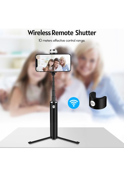2'li 1 Arada Bluetooth Kumandalı LED Işıklı Sie Üçayağı (Yurt Dışından)